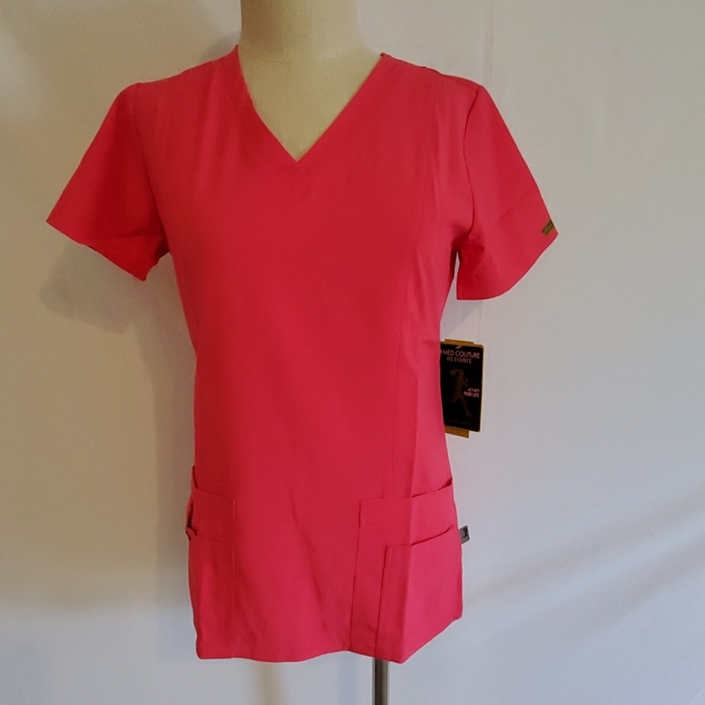 Med Couture Scrubs Top 8408 Sun/Kissed